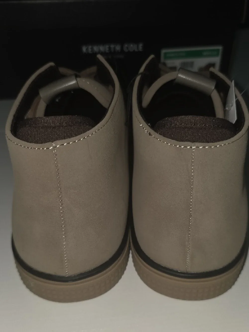 Kenneth Cole Men's Taupe Suede Chukka Moc Toe Boots